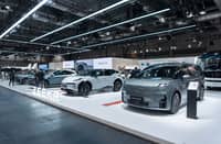 GEELY showcases its latest electric vehicles and mobility tech.