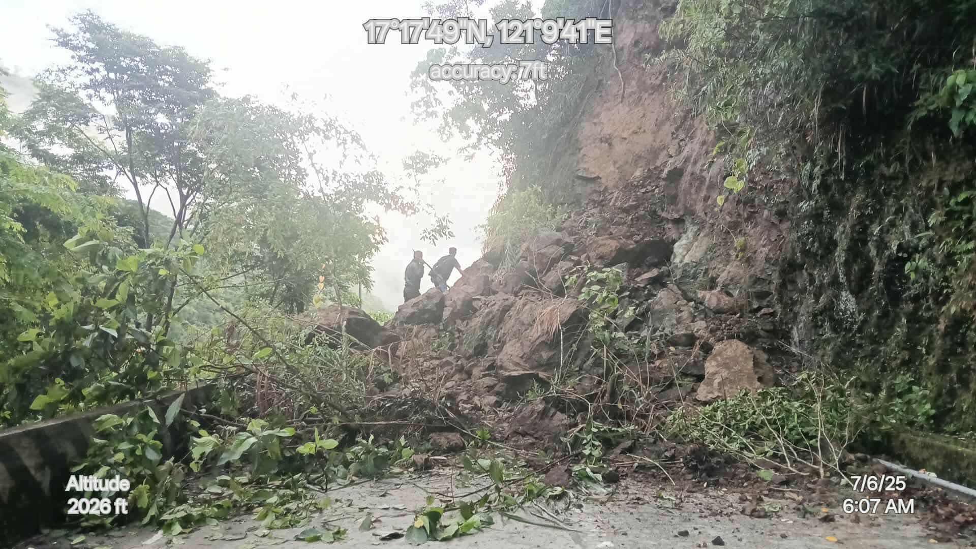 Cordillera roads blocked amid heavy rains