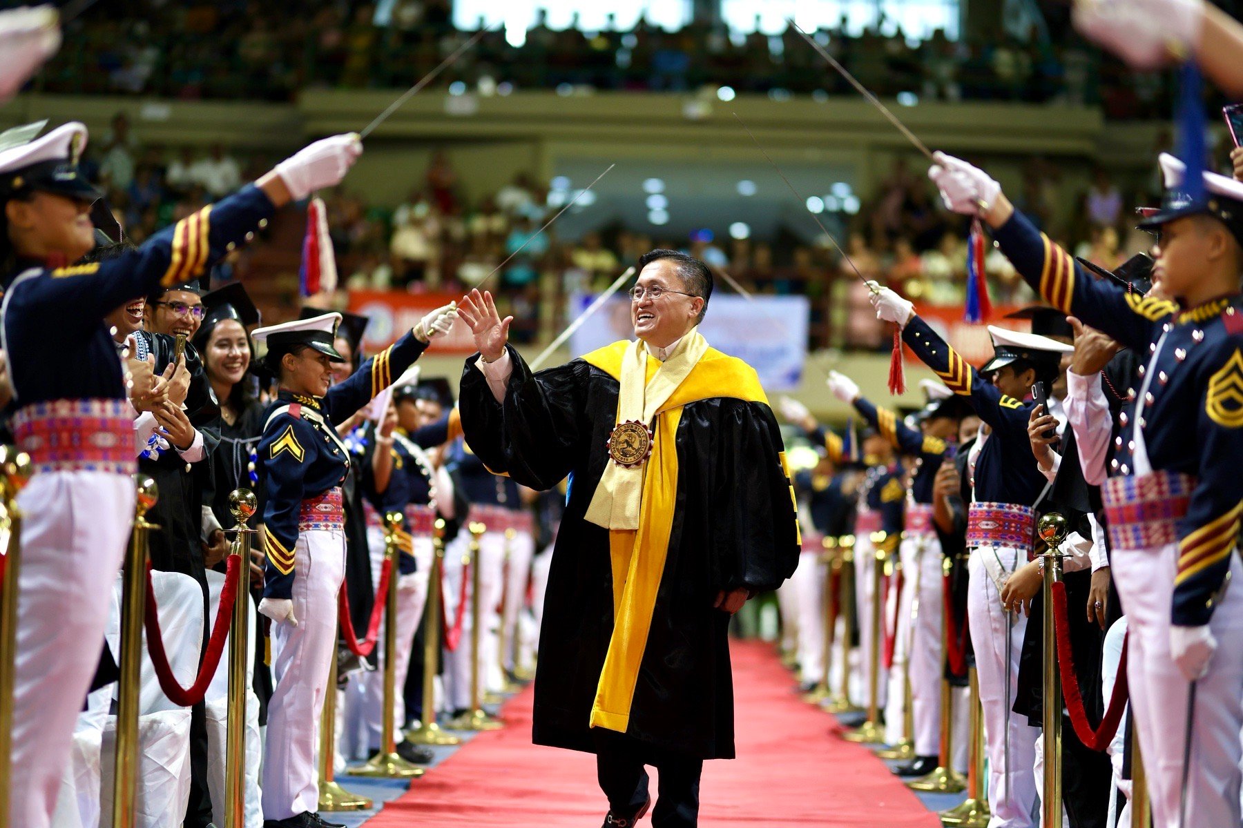Bong Go urges grads to serve, backs inclusive education