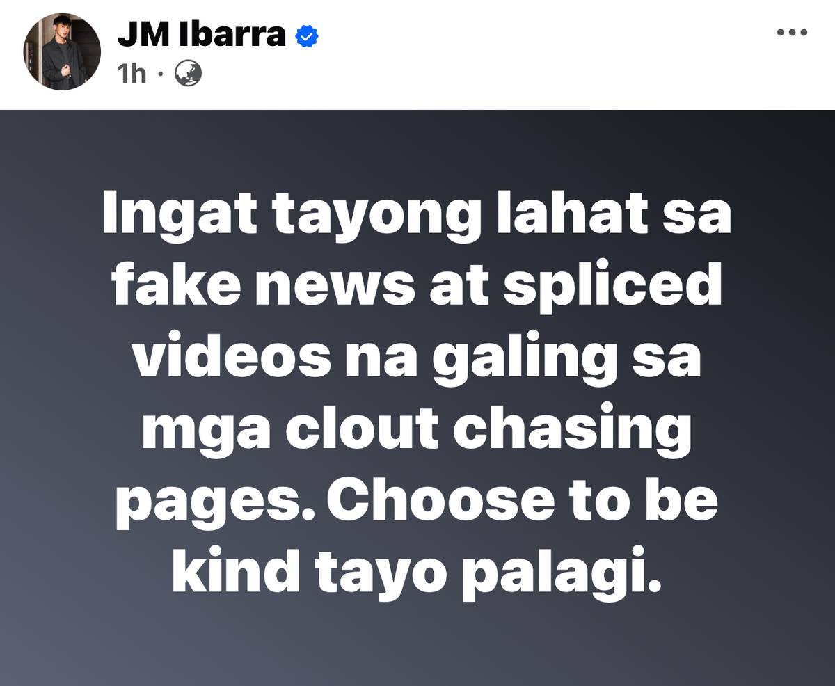 Jm Ibarras Fb post