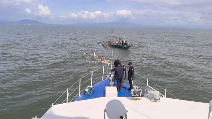 THE Philippine Coast Guard successfully rescued two fishermen in the waters off Orion, Bataan on Monday.