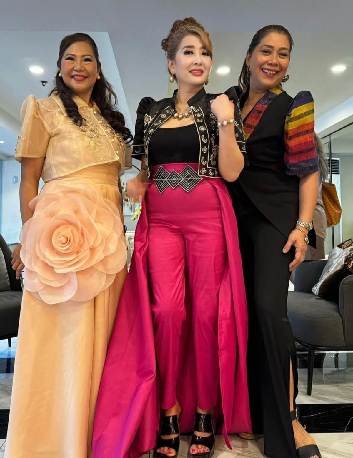 Maria Elena Sy, Juliet Fonacier and Rachel Harrison.