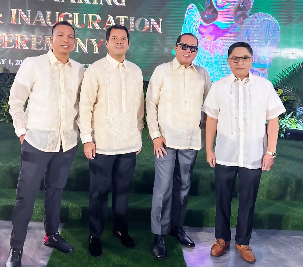 Jojee Dihayco, Blake Go, Charles Rivera and Edward Trinidad, former GAB commisioner.