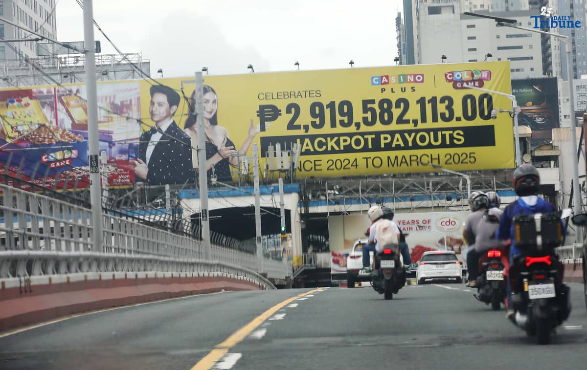 (July, 08 2025) Online gambling advertisements seen along Edsa North and Southbound lane on Tuesday July 8 2025. A Senate lawmaker filed an anti-online gambling bill, where he described online gambling as a “silent epidemic” that is quietly harming Filipinos, especially minors and the most vulnerable. Photo/Analy Labor