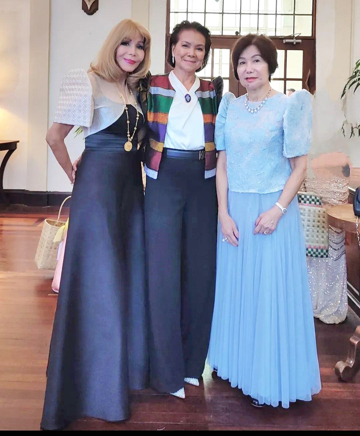 Marguerite Lhuillier, Rose Hennessy and Elizabeth Go.