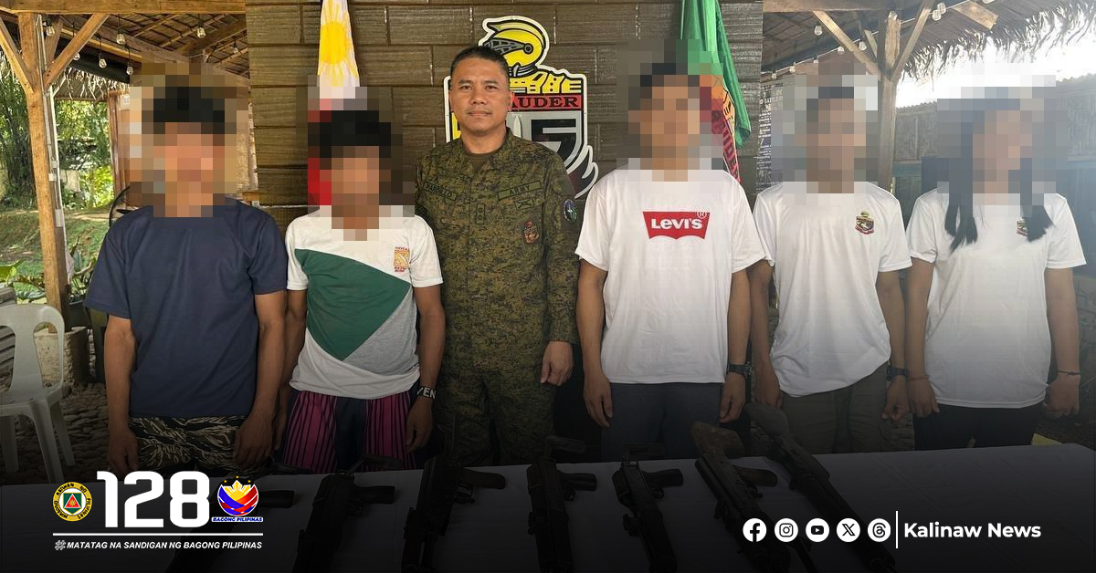 7 NPA rebs surrender in Surigao Sur