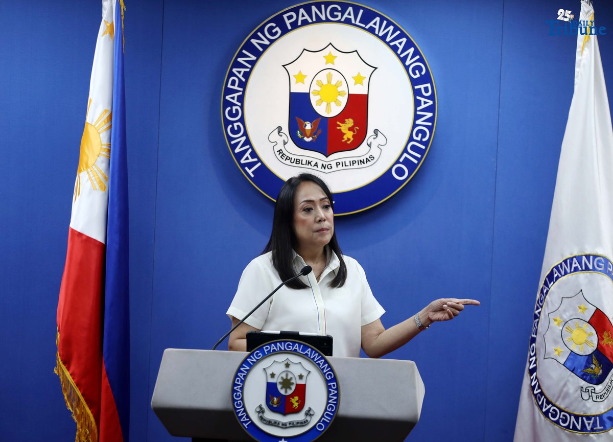 (July, 09 2025) Former Department of Trade and Industry (DTI) Undersecretary Ruth Castelo speaks before the media as the newly appointed Office of the Vice President Spokesperson on Wednesday, July 9, 2025 during a press briefing held in OVP Central Office in Mandaluyong City. Castelo is officially introduced as the new spokesperson of Vice President Sara Duterte, replacing Reynold Munsayac. Her appointment comes amid ongoing public interest in the Vice President’s key programs and policy directions. Photo/Analy Labor
