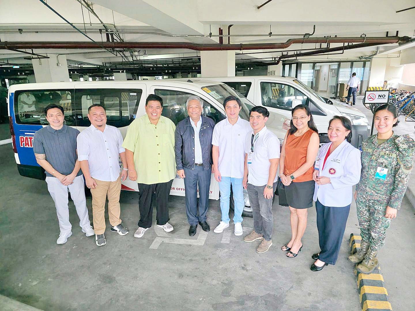 PAGCOR donates emergency vehicles 
