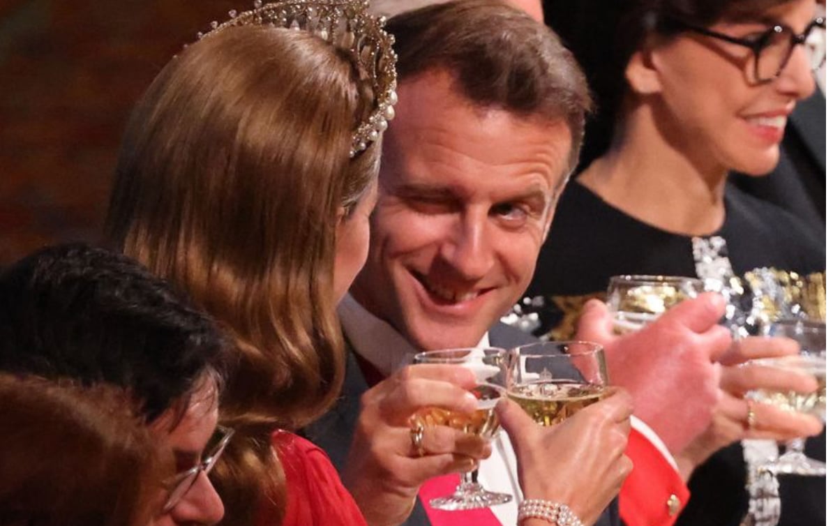 Royal poise meets French flair at Windsor state dinner