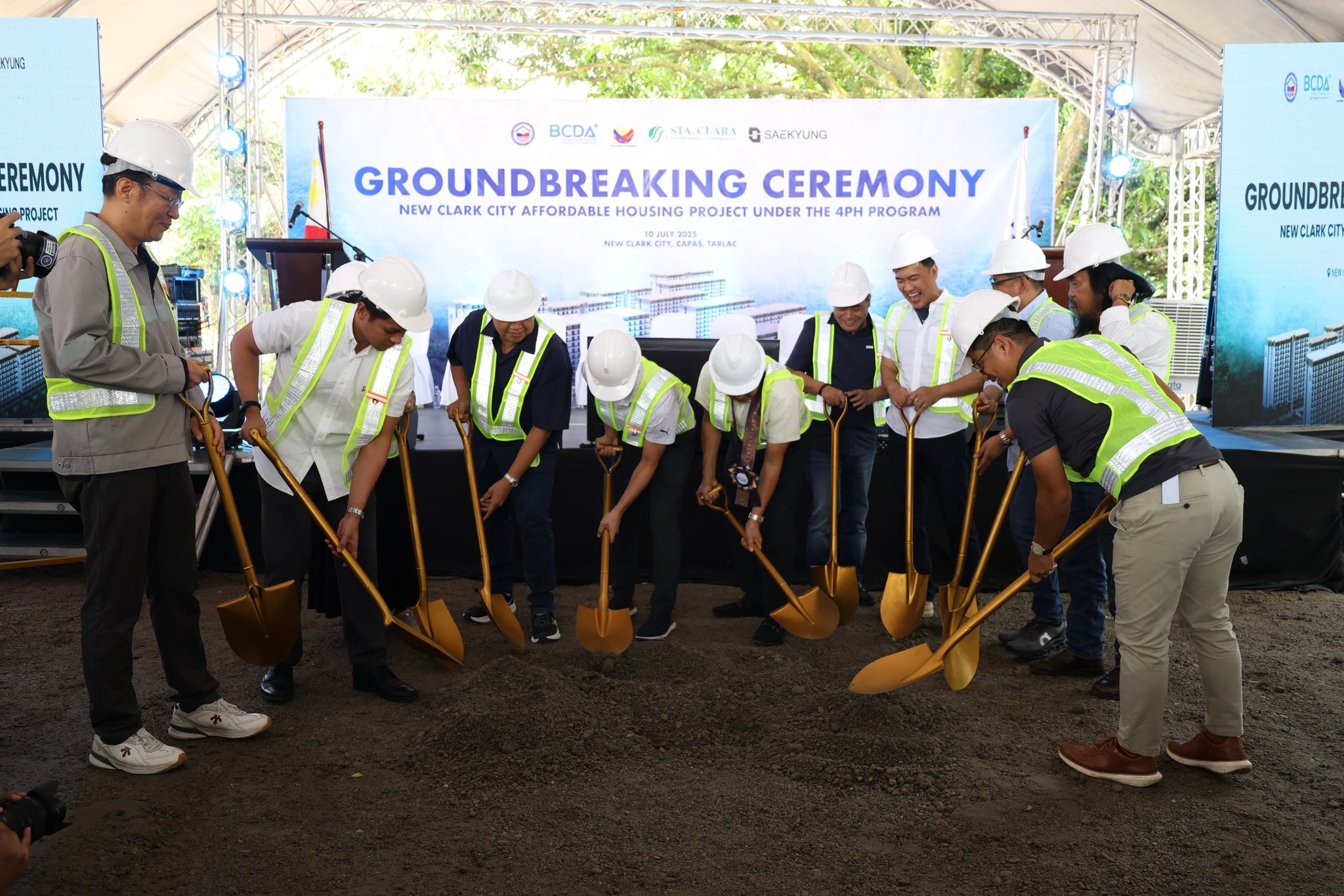 BCDA breaks ground for affordable Clark housing 
