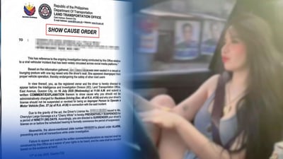 LTO suspends vlogger’s license over viral unsafe driving video