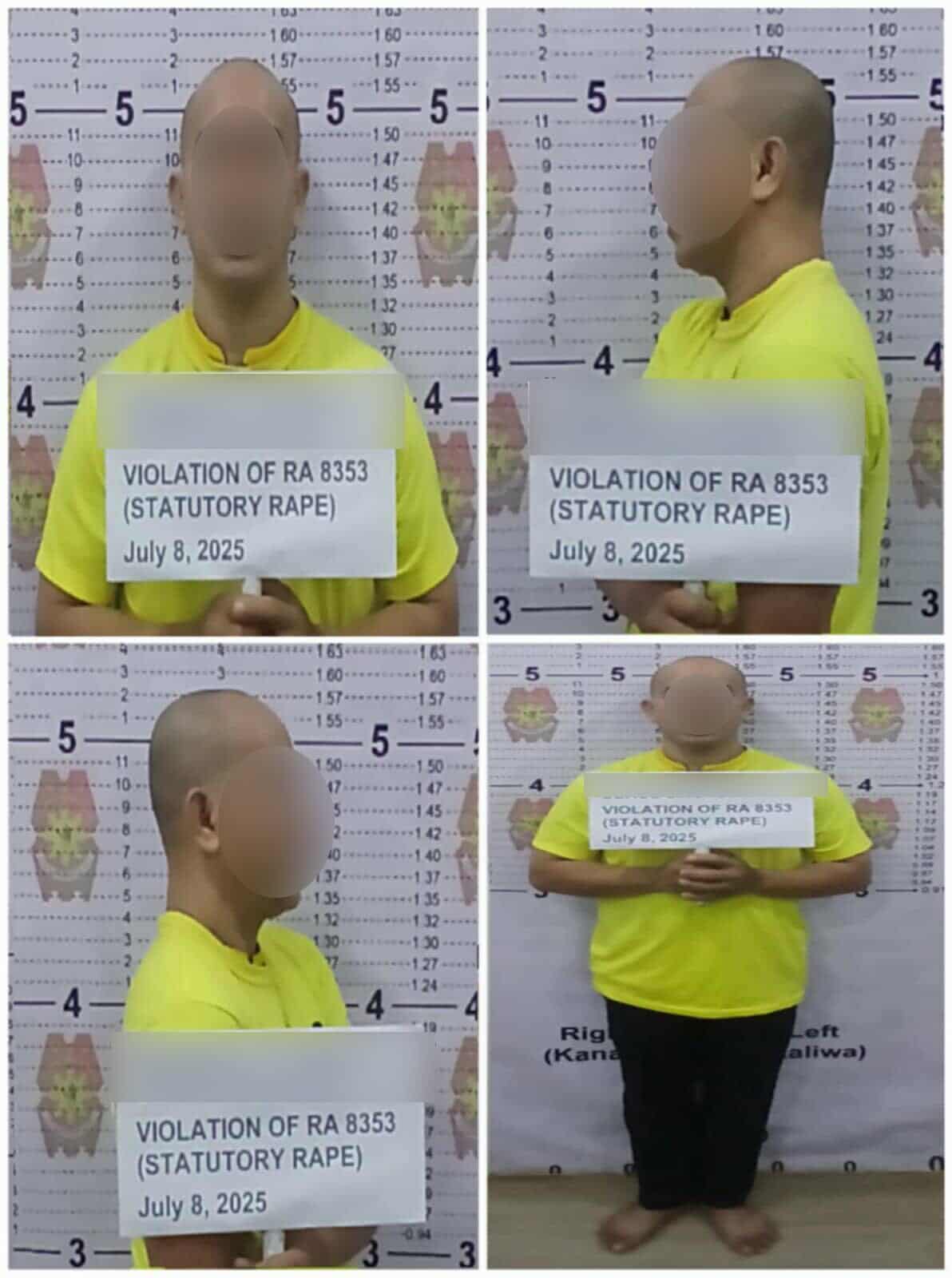 Man accused of raping grade schooler in Marikina gas station arrested