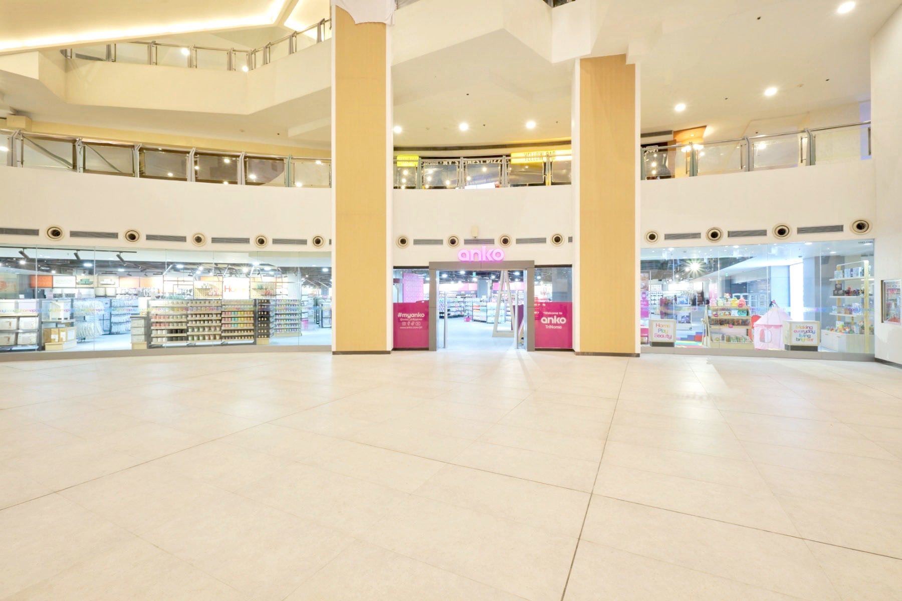 LOCATED on the ground floor, the new store is just steps away from the metro train.