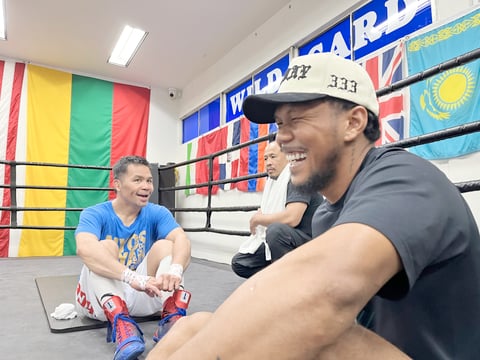 Manny to Eumir: I’ll be your trainer