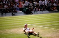 POLAND'S Iga Swiatek celebrates after winning against US player Amanda Anisimova during their women's singles final tennis match on the thirteenth day of the 2025 Wimbledon Championships at The All England Lawn Tennis and Croquet Club in Wimbledon, southwest London, on July 12, 2025.