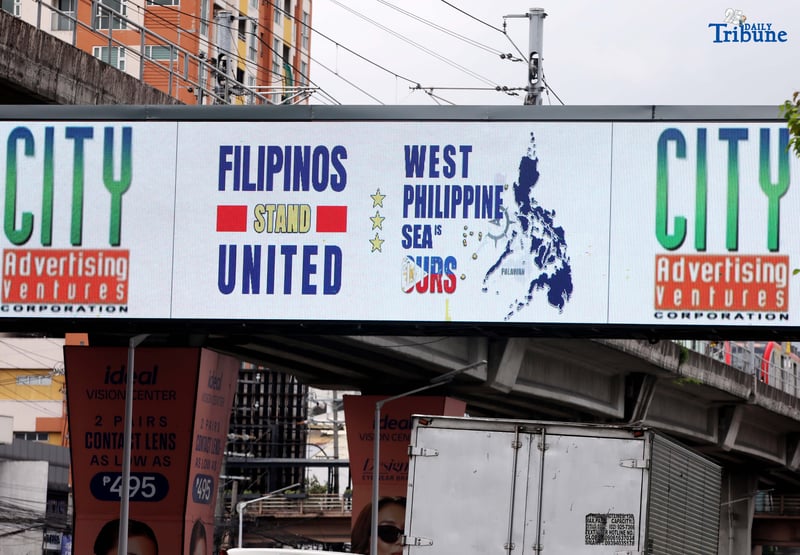 Patriotic billboard