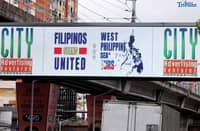 AN electronic billboard along EDSA in Quezon City displays a message on the West Philippine Sea on Saturday, 12 July 2025 marking the ninth anniversary of the 2016 arbitral ruling. A June 26–30 Pulse Asia survey shows 73% of Filipinos believe the Marcos administration should continue asserting the country’s maritime rights in accordance with international law.