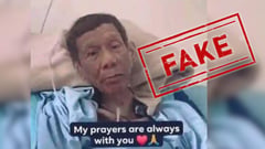 Duterte 'not bedridden': VP Sara debunks fake photo