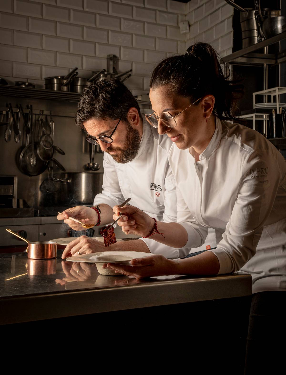 Chefs Carito Lourenço and Germán Carrizo.