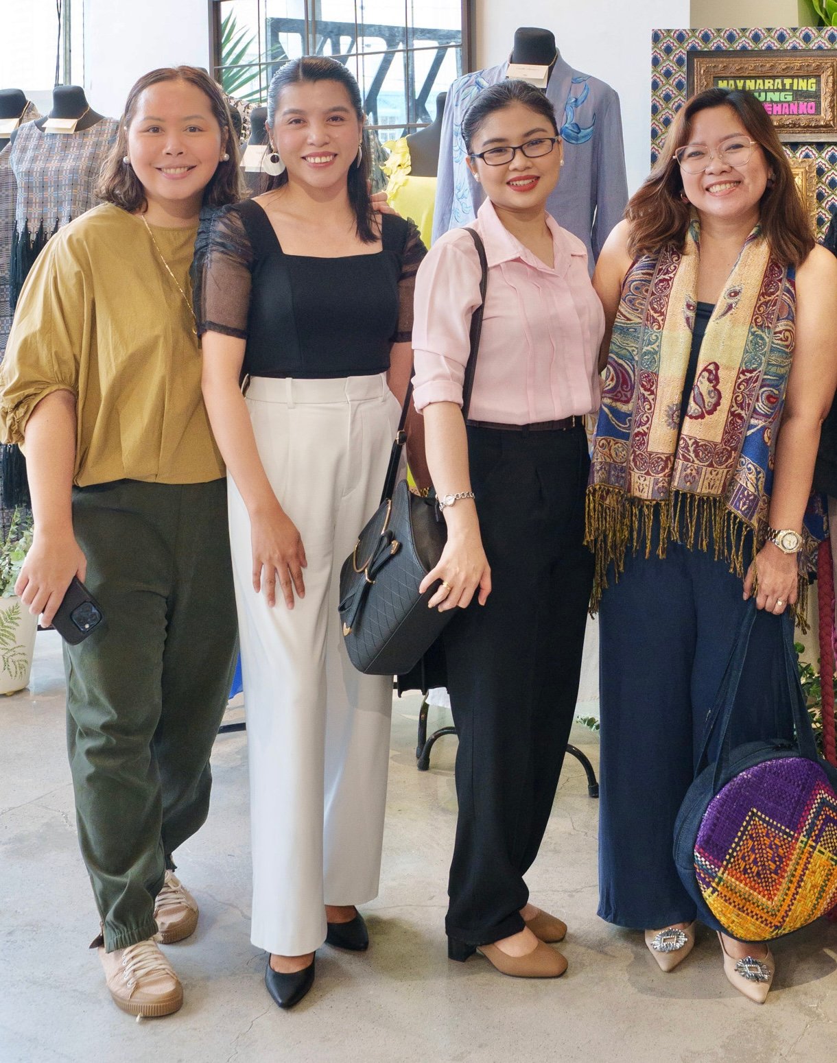 Isa Cruz, Ronna Manalo, Zsarlene Chua and Frances Sumulong.