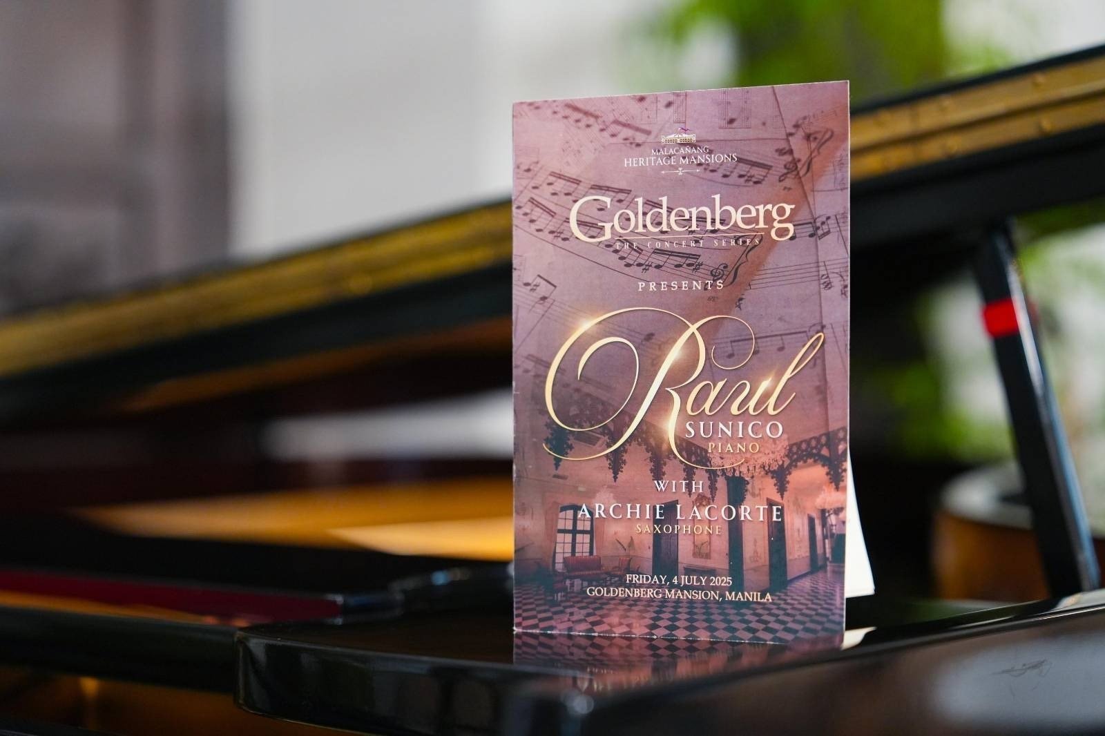 'Goldenberg: the Concert Series' pamphlet.