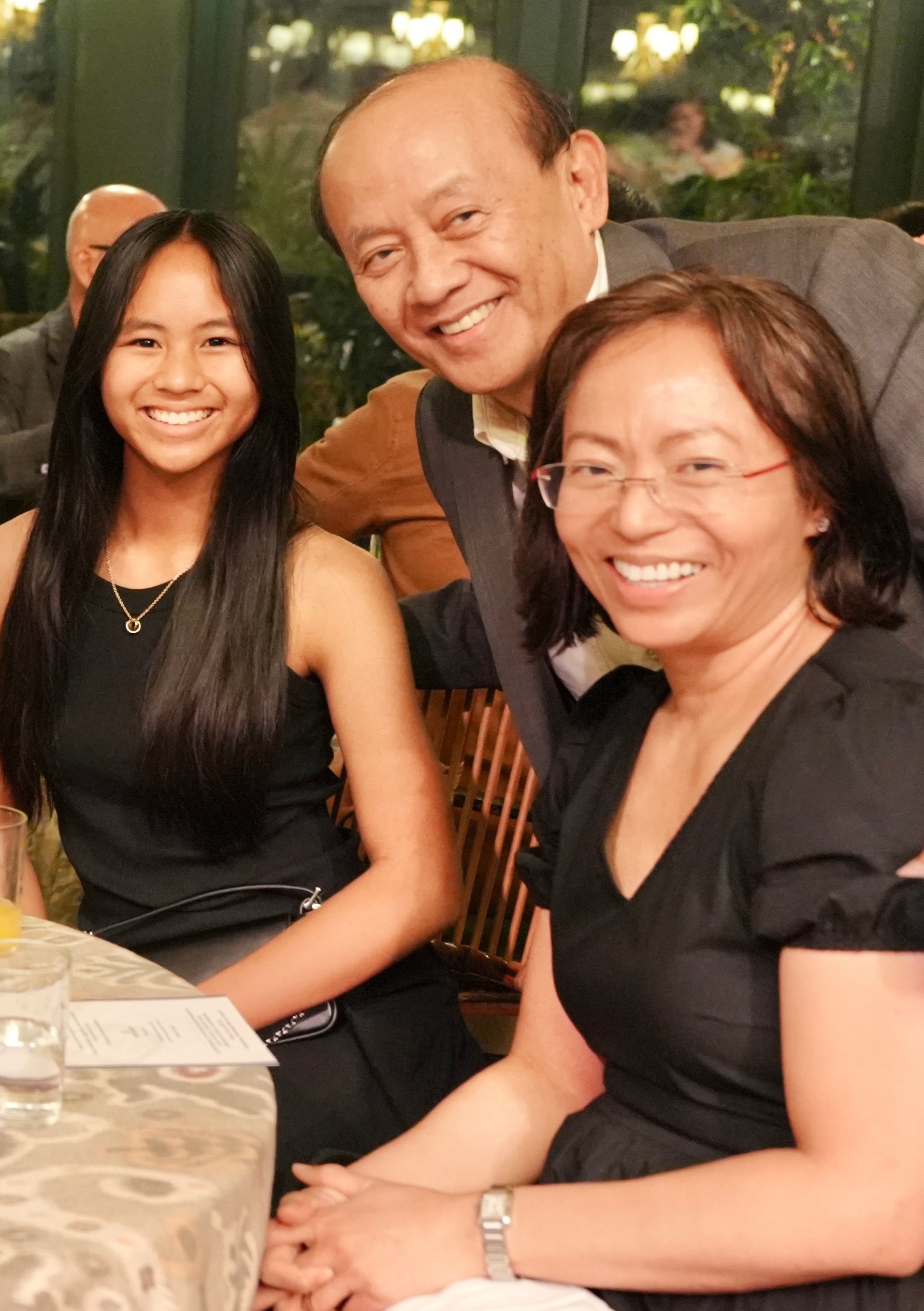 Audrey Lopez Cabaltica, Tony Lopez and Ivy Lopez.