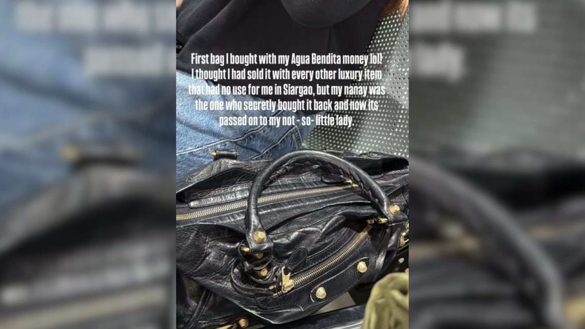 Andi Eigenmann’s Agua Bendita-era Balenciaga Bag now with daughter Ellie
