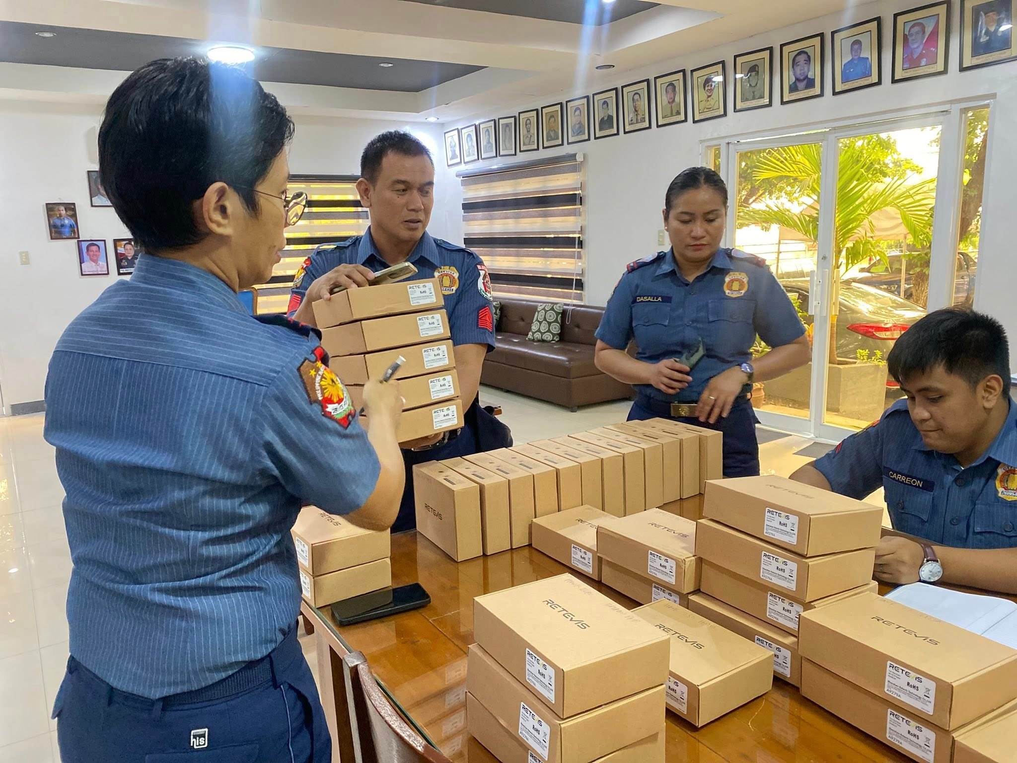 THE Bataan Police Provincial Office distributes new handheld radios to enhance communication and emergency response across all city and municipal police stations.