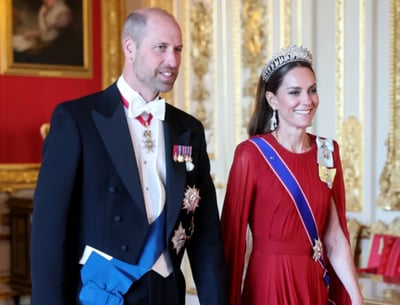 Princess Kate shines at Windsor Banquet for Macrons
