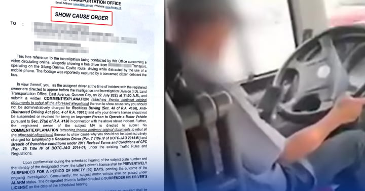 ‘Distracted’ bus driver’s license suspended