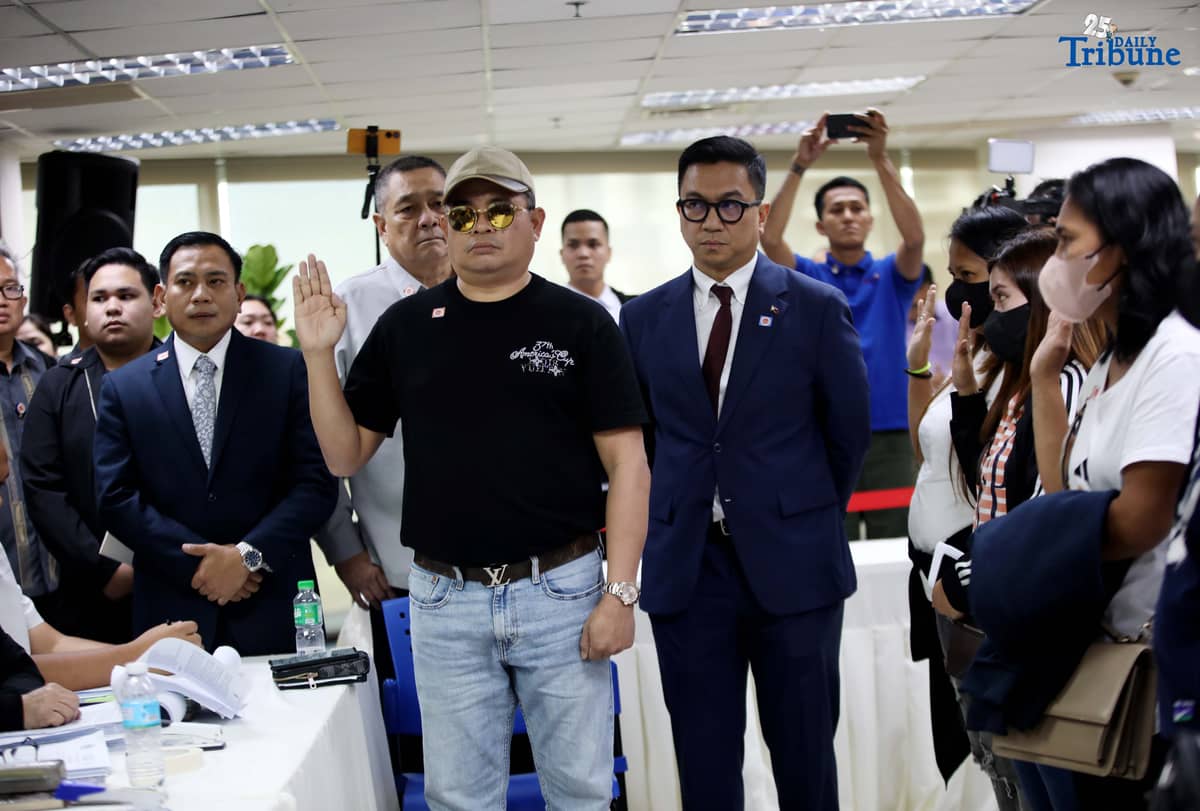 (July, 14 2025) Whistleblower Julie "Dondon" Patidongan alyas Totoy , along with the Families of the 34 and more missing sabungeros, took their oath before the National Police Commission on Monday, July 14, 2025, in Quezon City, as part of the filing of a complaint affidavit against police officers allegedly involved in the disappearance of the sabungeros. Analy Labor