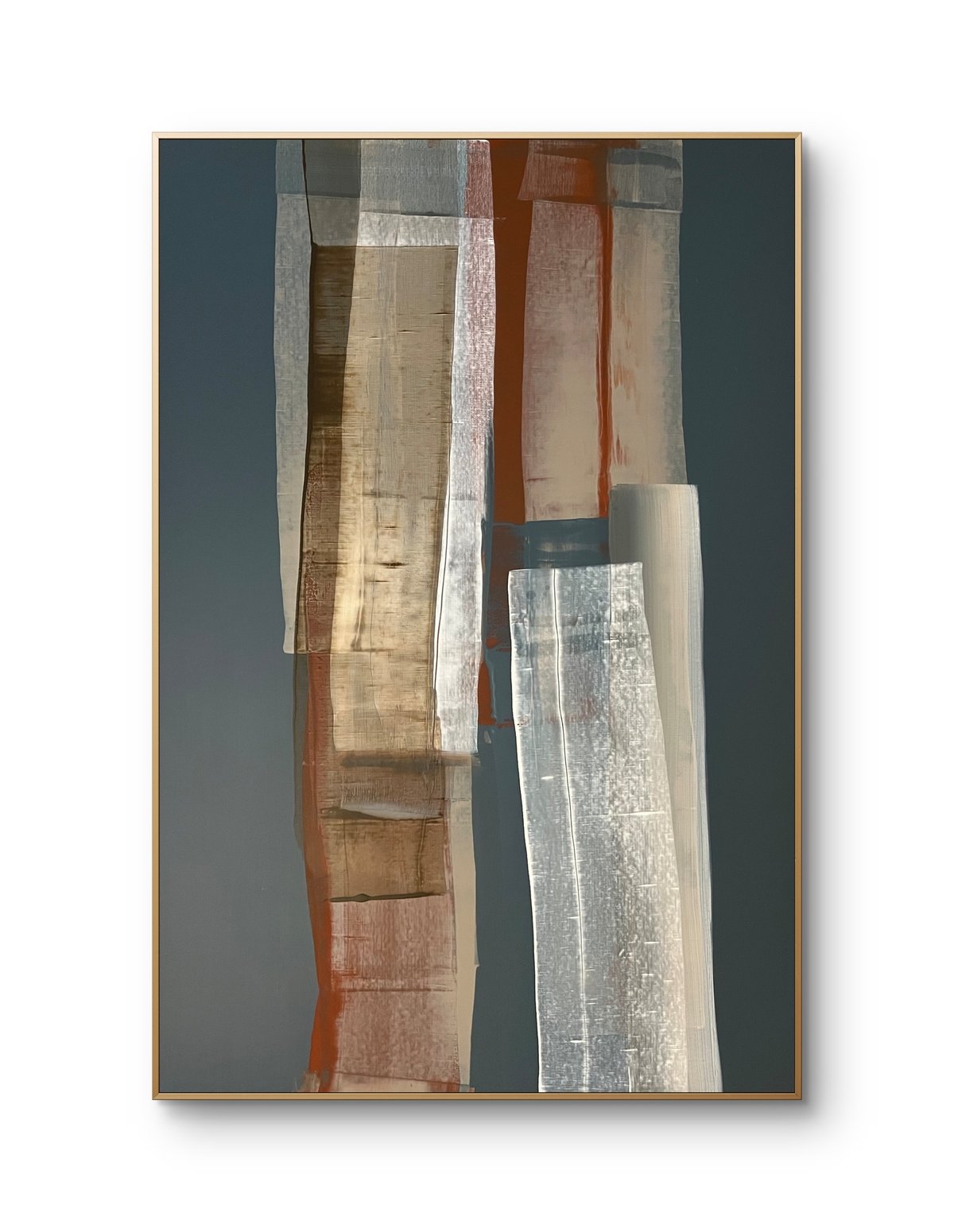 ‘SONG of Victory,’ mixed media, 36" x 24," 2025.