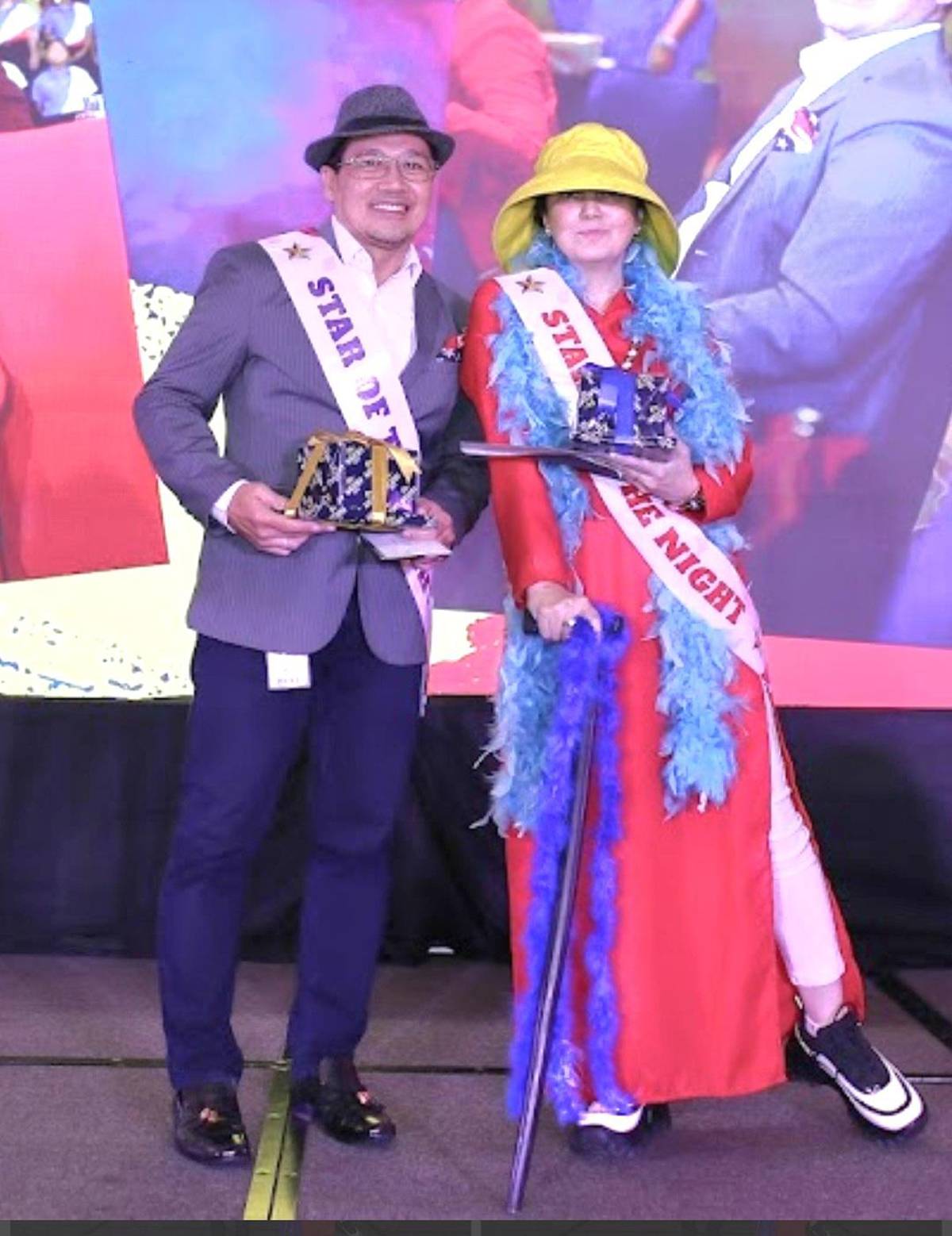 Stars of the Night: Maite Marques and Eric Segovia.