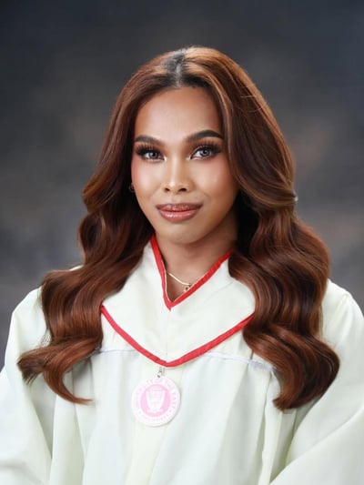 Awra Briguela graduates from senior high