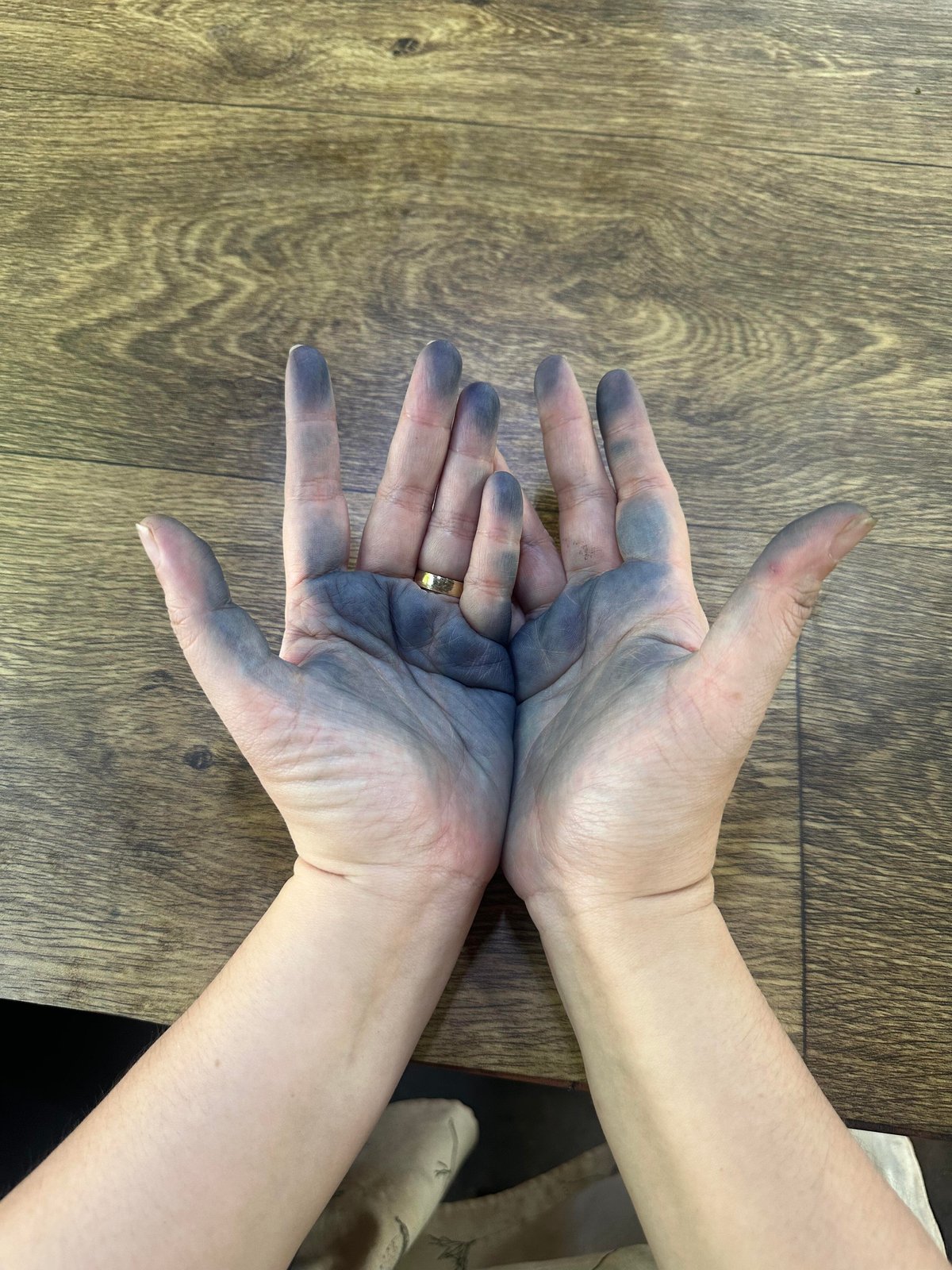 WORKING hands.