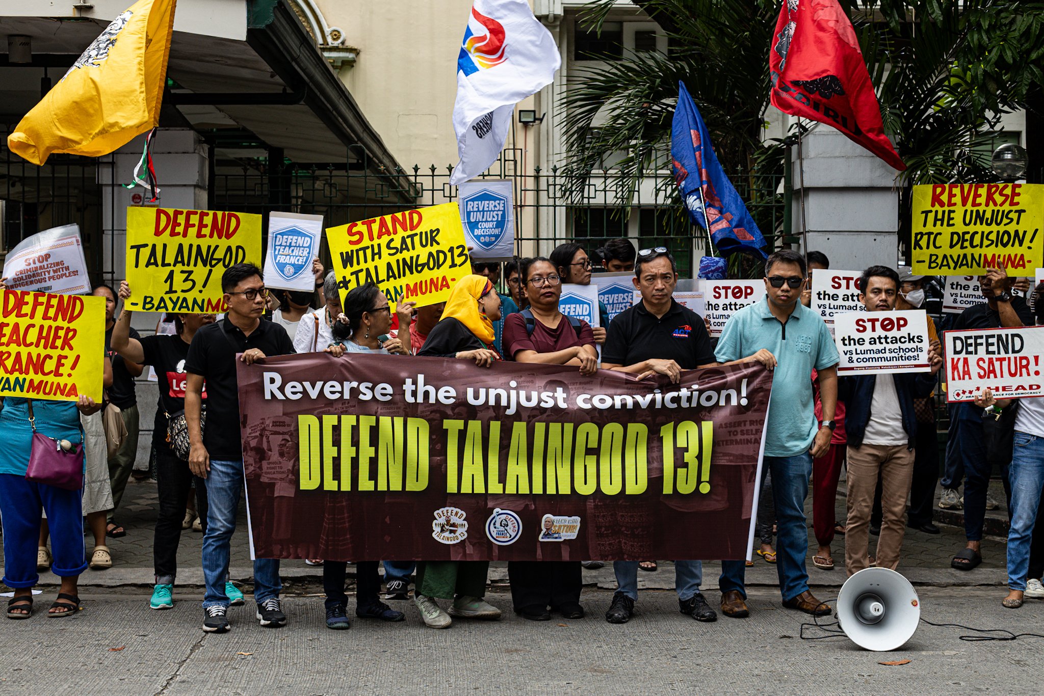 Protesters urge CA to overturn 'Talaingod 13' conviction