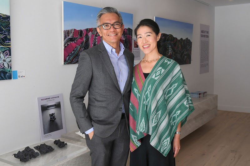 Salcedo Auctions chairman and chief specialist Richie Lerma with wife and Salcedo Auctions chief finance officer Karen Lerma, at a special -exhibition in Sydney titled, ‘Paradise Found: Contemporary Philippine Art and Design,’ in partnership with the Department of Trade and Industry.