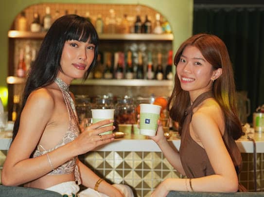Justine Llarena and Nicole Go.