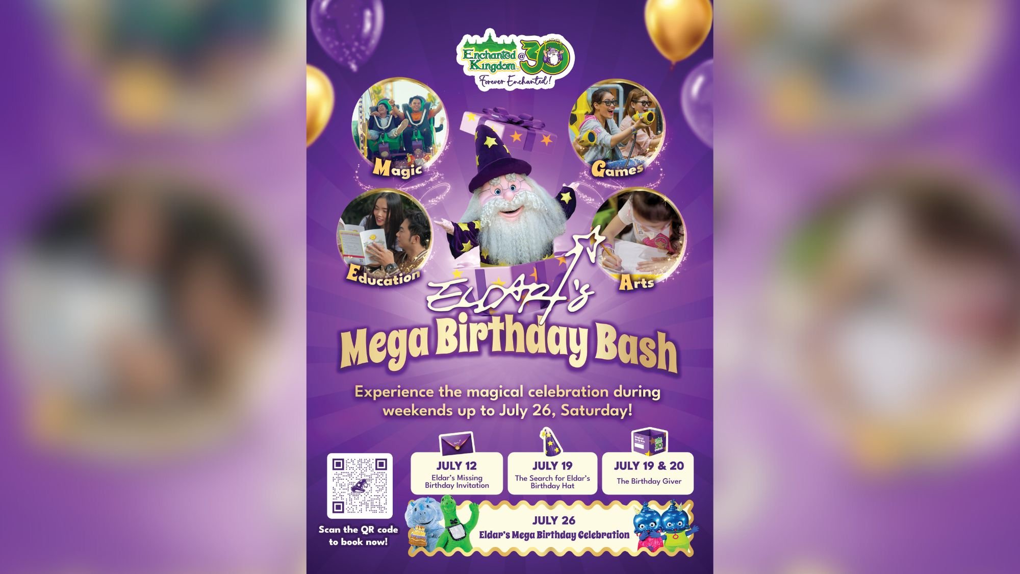Enchanted Kingdom levels up Eldar the Wizard’s special day with Mega Birthday Bash
