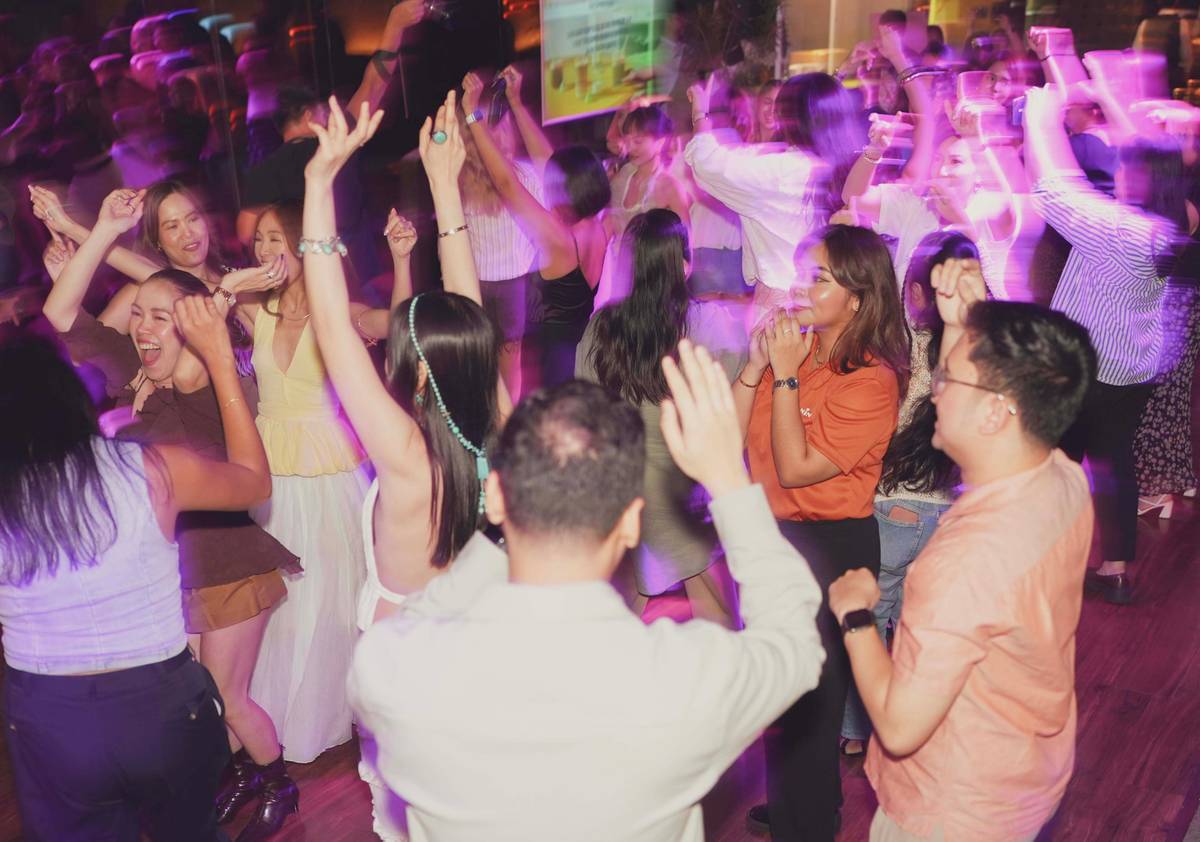 Party like no one is looking.