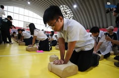 Marikina students join nationwide CPR training