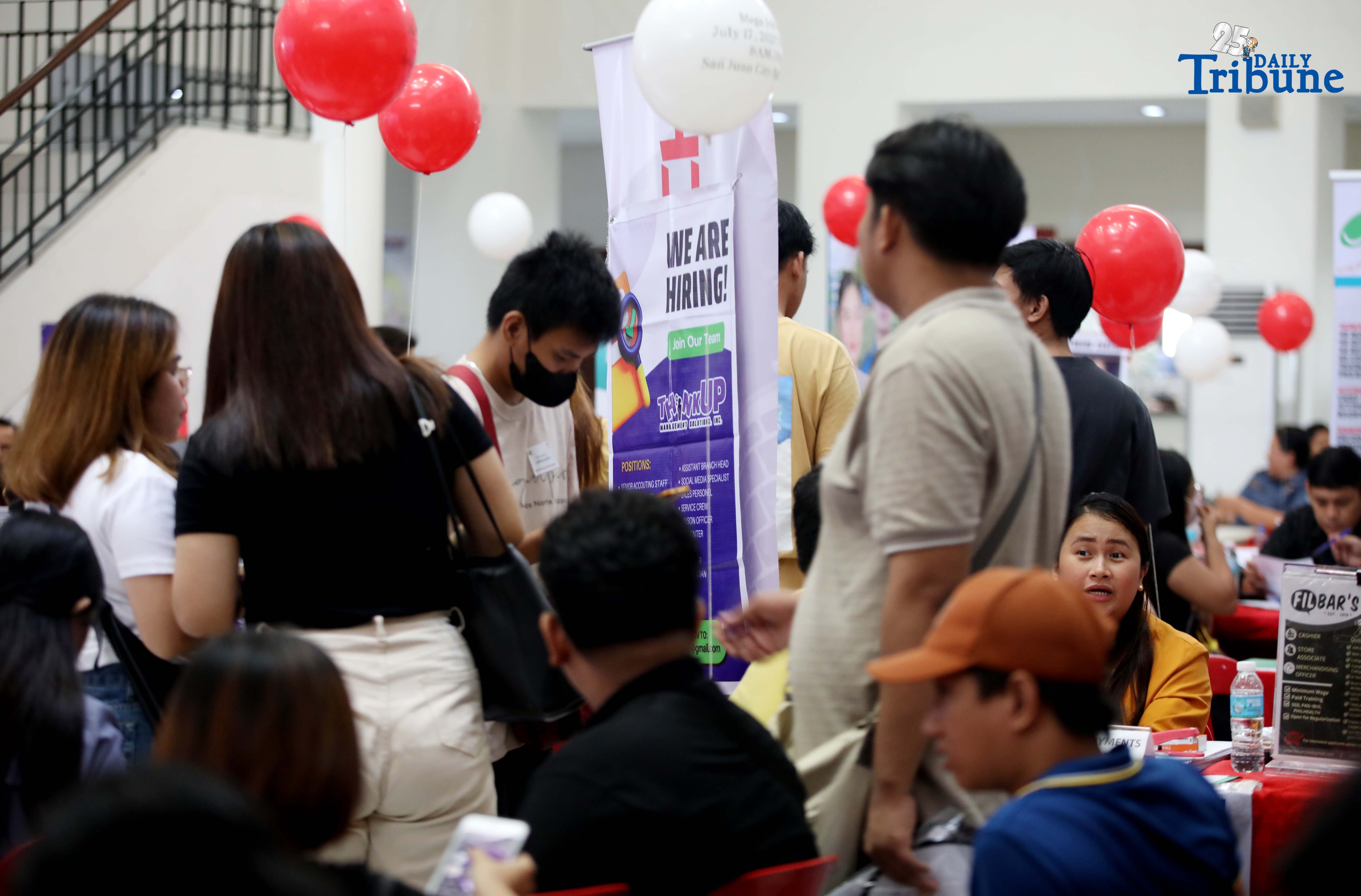 Job hunters crowd San Juan City’s Mega Job Fair 2025