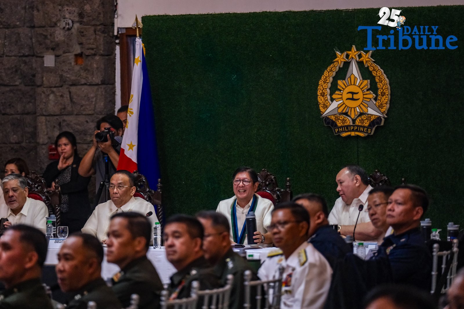 President Ferdinand R. Marcos Jr. presided over the Armed Forces of the Philippines (AFP) Mid-Year Command Conference 2025 on Thursday, 17 July, at Tejeros Hall in Camp Aguinaldo, Quezon City. The high-level meeting tackled key strategic issues and reviewed the military’s operational accomplishments. Among those in attendance were AFP Chief Gen. Romeo Brawner Jr. and Defense Secretary Gilberto Teodoro Jr. Capping off the event, AFP personnel performed “Kanluran,” a stirring anthem that has become a rallying cry for Filipino patriotism and vigilance. The song, which pays tribute to the West Philippine Sea, calls on citizens to stand as stewards of the nation's maritime sovereignty. President Marcos has repeatedly underscored the importance of national unity and defense readiness in safeguarding Philippine territory.
