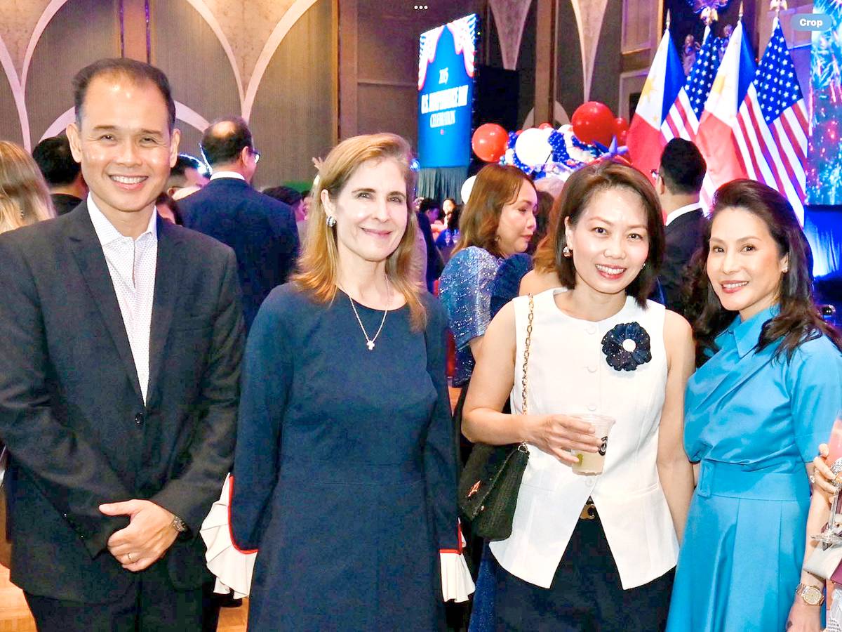 Jun and Kourtney Camcam, Ambassador of Singapore, Constance Lee and Ana de Ocampo.