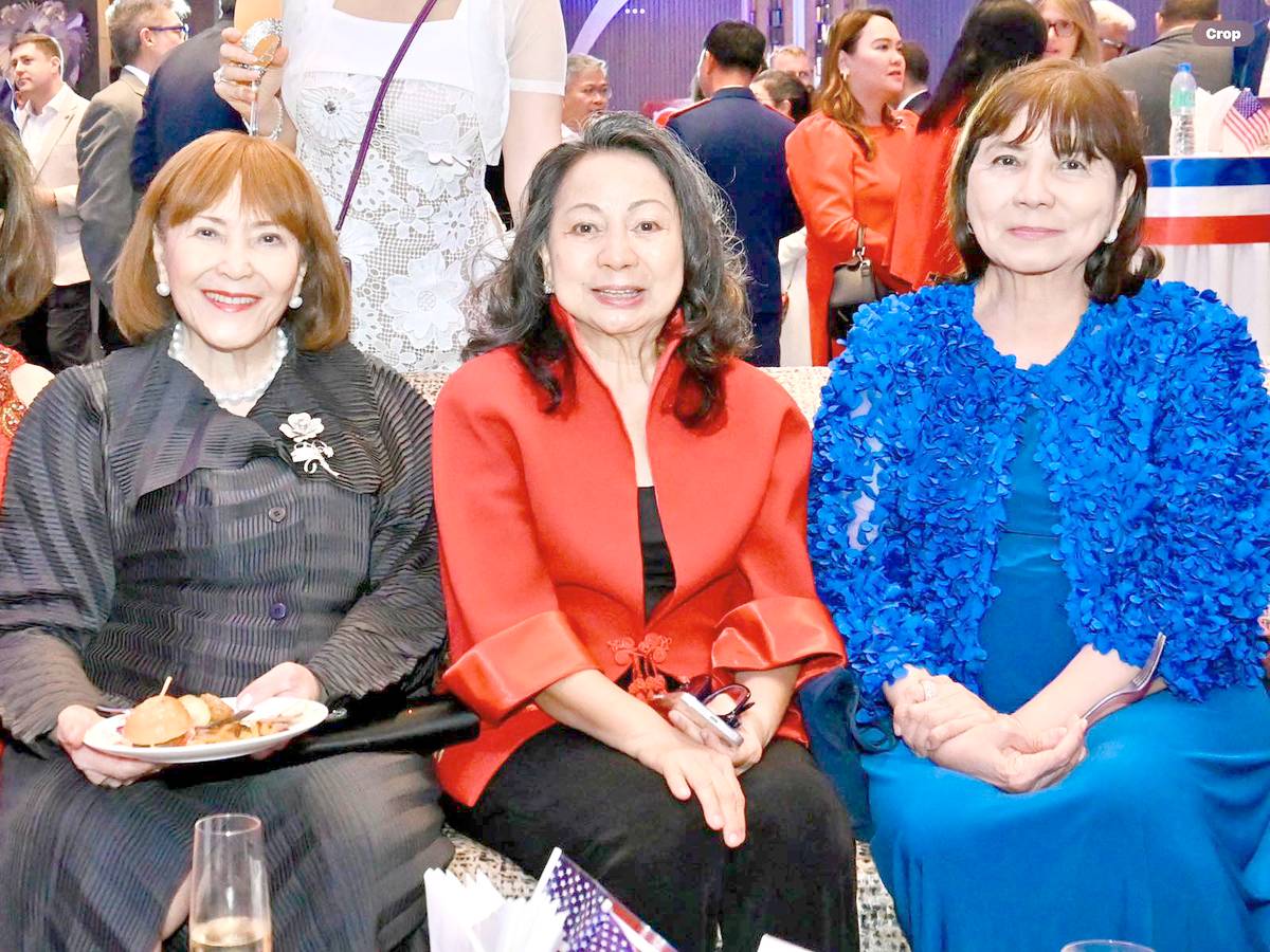 Consul Amelia Ablaza, Chit Lijauco and Millet Mananquil.