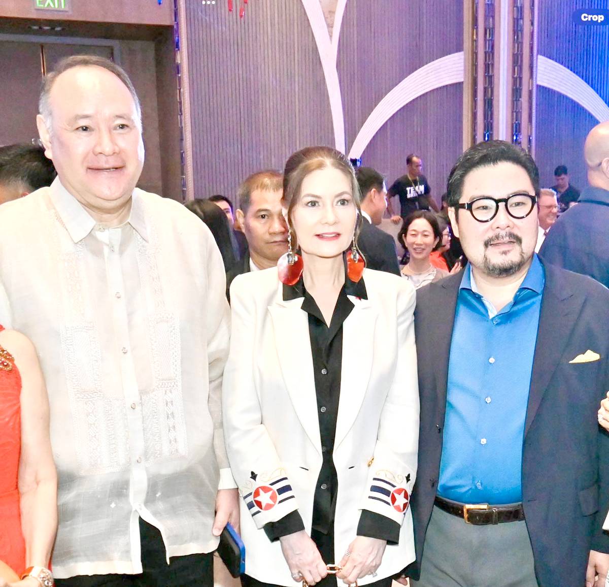 Gibo Teodoro, Nikki Prieto Teodoro and Anthony Violago.