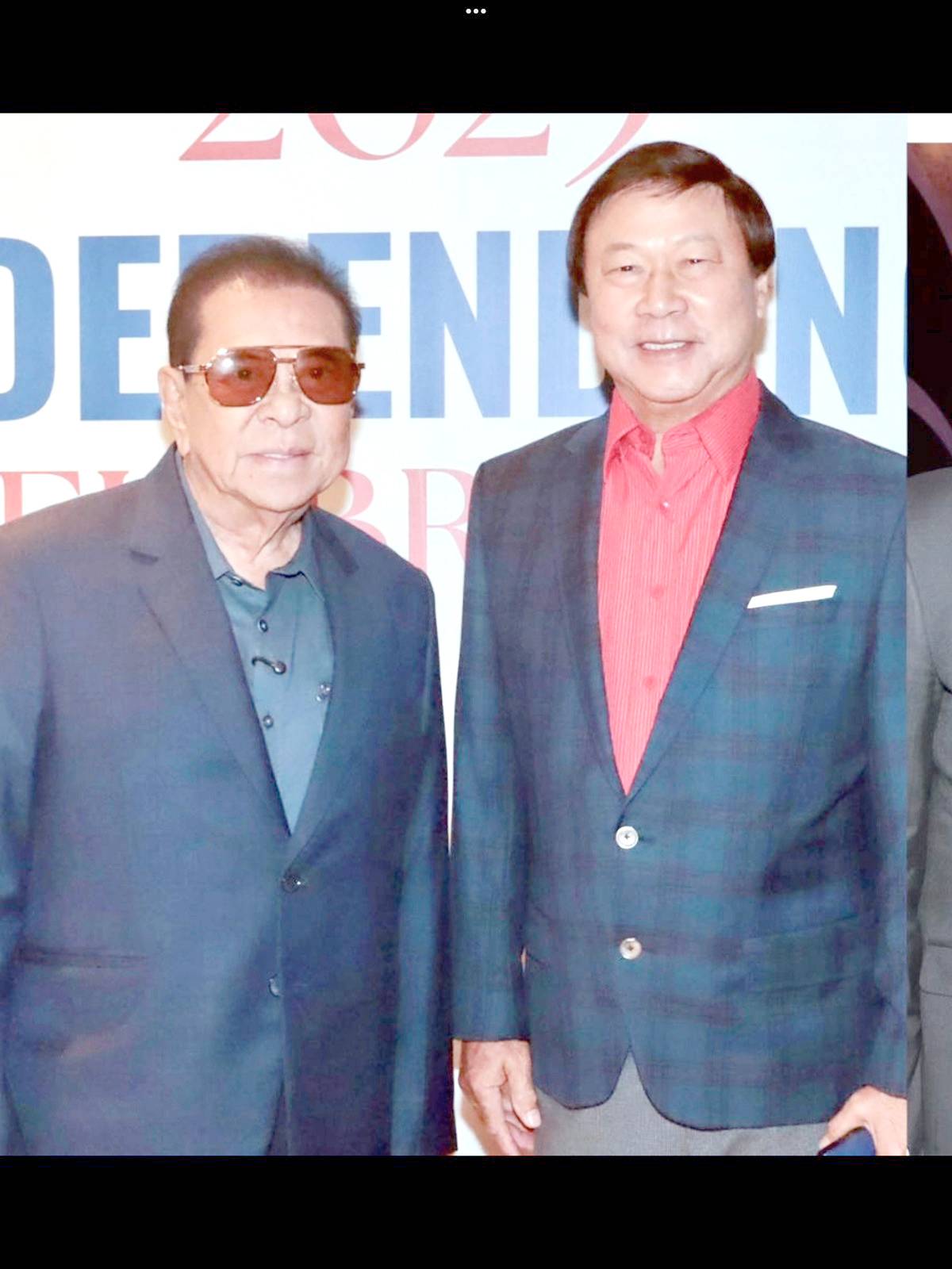 Chavit Singson and Jess Bartolome.