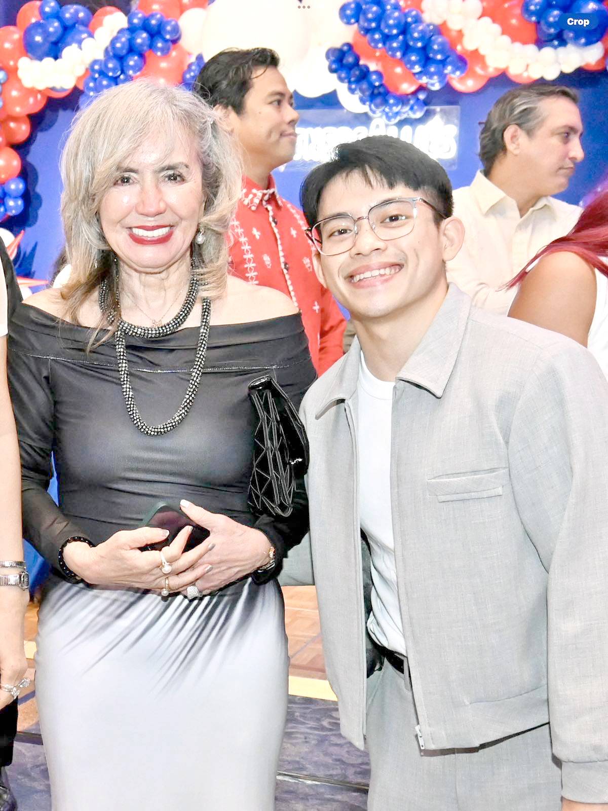 Cynthia Norton and Carlos Yulo.