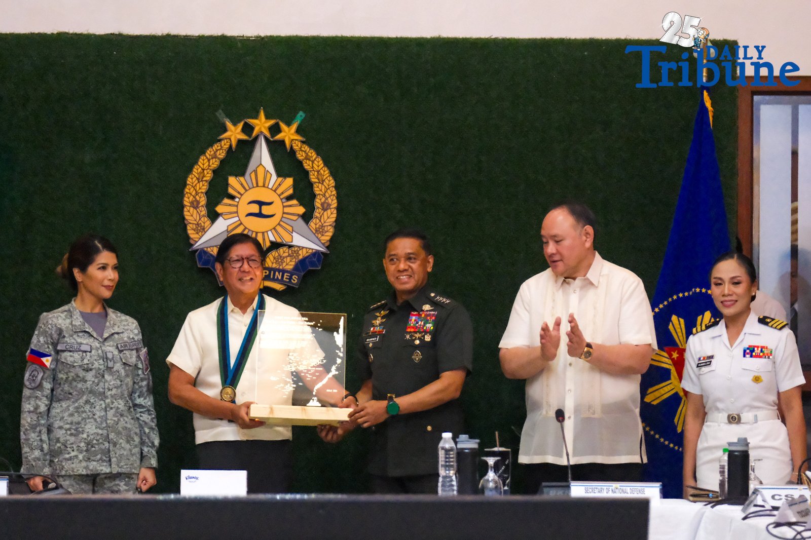 President Ferdinand R. Marcos Jr. presided over the Armed Forces of the Philippines (AFP) Mid-Year Command Conference 2025 on Thursday, 17 July, at Tejeros Hall in Camp Aguinaldo, Quezon City. The high-level meeting tackled key strategic issues and reviewed the military’s operational accomplishments. Among those in attendance were AFP Chief Gen. Romeo Brawner Jr. and Defense Secretary Gilberto Teodoro Jr. Capping off the event, AFP personnel performed “Kanluran,” a stirring anthem that has become a rallying cry for Filipino patriotism and vigilance. The song, which pays tribute to the West Philippine Sea, calls on citizens to stand as stewards of the nation's maritime sovereignty. President Marcos has repeatedly underscored the importance of national unity and defense readiness in safeguarding Philippine territory.
