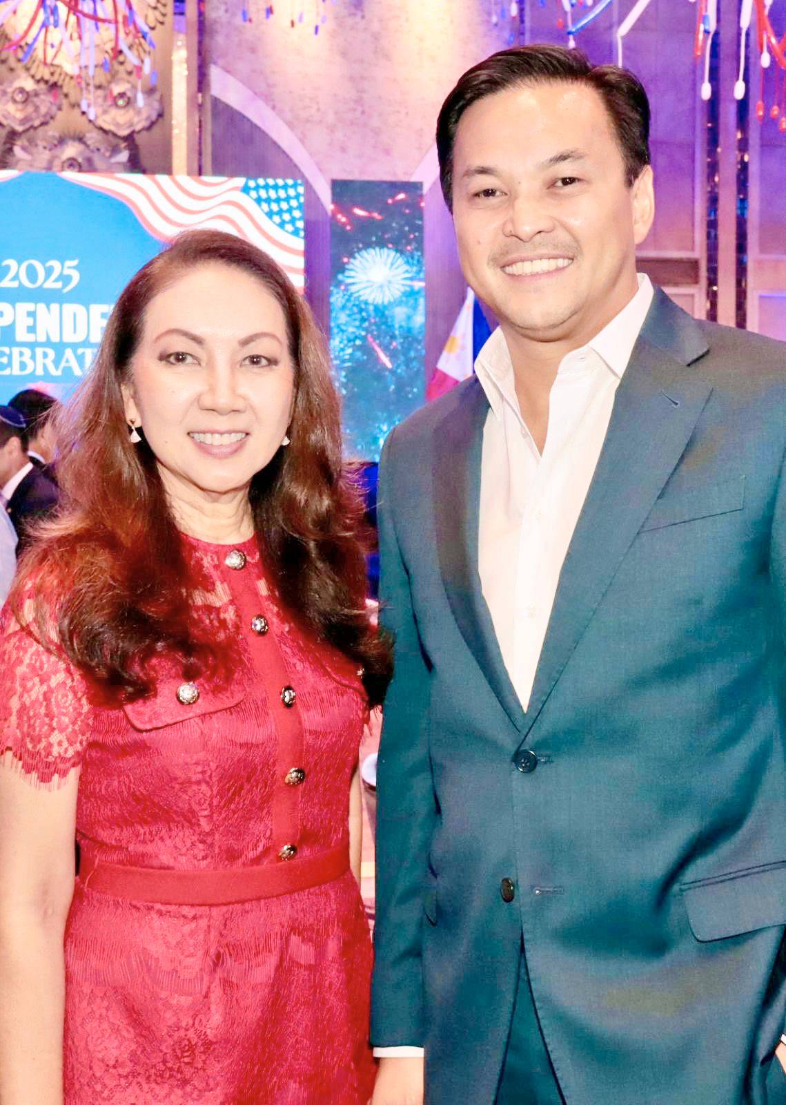 Anna Sobrepena and Mikee Romero